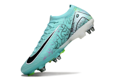 Men's Nike Air Zoom Mercurial Vapor 16 Elite SG Soft Ground Low-Tops Football Boots - Jade/Black/White