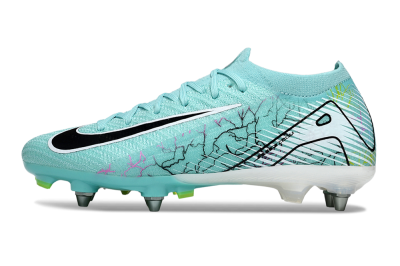 Men's Nike Air Zoom Mercurial Vapor 16 Elite SG Soft Ground Low-Tops Football Boots - Jade/Black/White