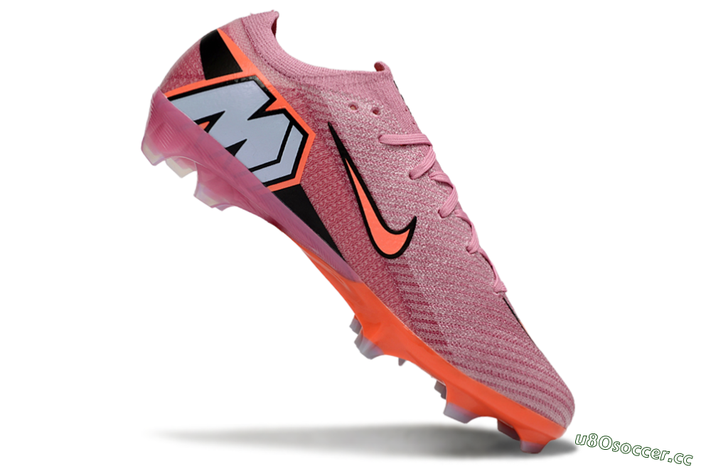 Men's Nike Air Zoom Mercurial Vapor 15 Elite FG Firm Ground Low-Tops Football Boots - Red/Black 4