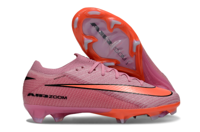 Men's Nike Air Zoom Mercurial Vapor 15 Elite FG Firm Ground Low-Tops Football Boots - Red/Black