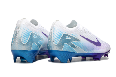 Men's Nike Air Zoom Mercurial Vapor 16 Elite FG Firm Ground Low-Tops Football Boots - White/Purple/Jade