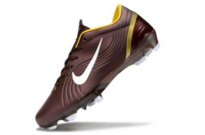 Men's Nike Mercurial Vapor 1 Elite FG Firm Ground Low-Tops Football Boots - Brown/White/Yellow