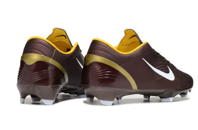 Men's Nike Mercurial Vapor 1 Elite FG Firm Ground Low-Tops Football Boots - Brown/White/Yellow