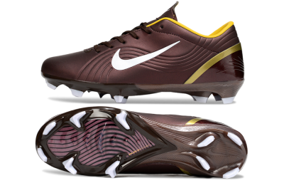 Men's Nike Mercurial Vapor 1 Elite FG Firm Ground Low-Tops Football Boots - Brown/White/Yellow