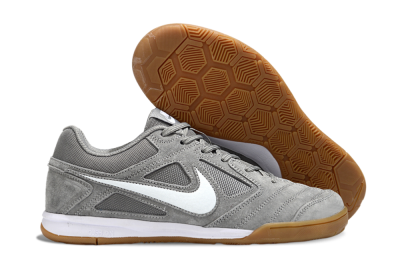 Men's Nike SB Gato IC Indoor & Futsal Low-Tops Football Shoes - Grey/White