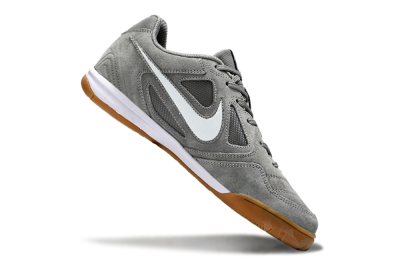 Men's Nike SB Gato IC Indoor & Futsal Low-Tops Football Shoes - Grey/White