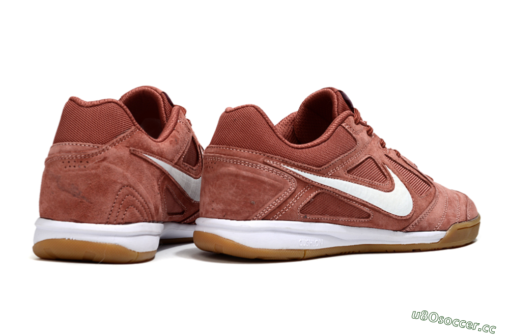 Men's Nike SB Gato IC Indoor & Futsal Low-Tops Football Shoes - Red/White 6