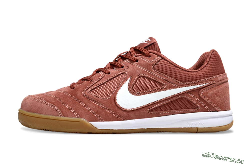 Men's Nike SB Gato IC Indoor & Futsal Low-Tops Football Shoes - Red/White 0