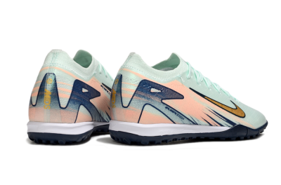 Men's Nike Air Zoom Mercurial Vapor 16 Elite TF Artificial Turf Low-Tops Football Shoes - Jade/Yellow/Blue