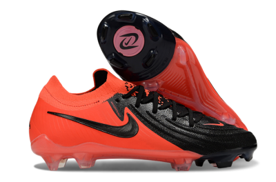 Men's Nike Phantom GX 2 Elite FG Firm Ground Low-Tops Football Boots - Red/Black
