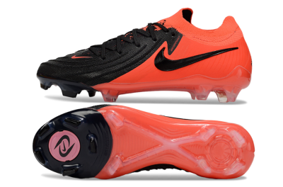 Men's Nike Phantom GX 2 Elite FG Firm Ground Low-Tops Football Boots - Red/Black