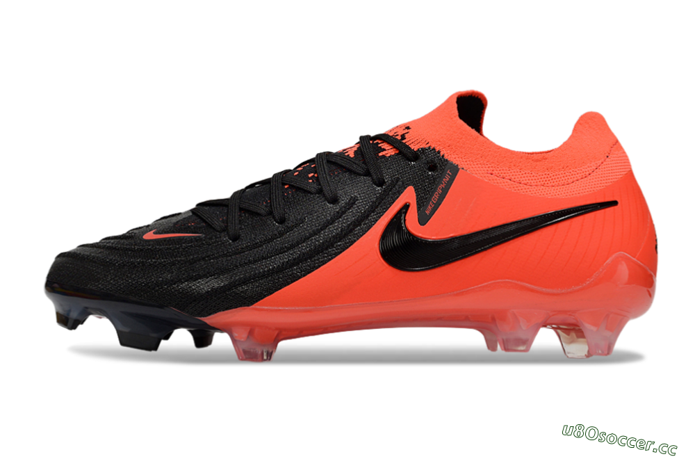 Men's Nike Phantom GX 2 Elite FG Firm Ground Low-Tops Football Boots - Red/Black 0