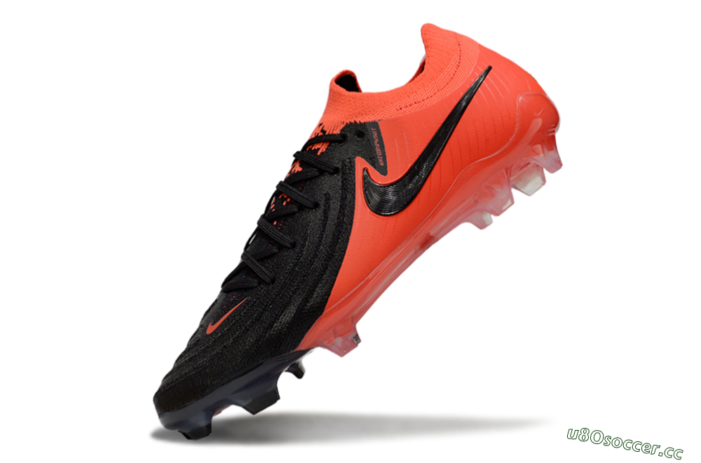 Men's Nike Phantom GX 2 Elite FG Firm Ground Low-Tops Football Boots - Red/Black 5