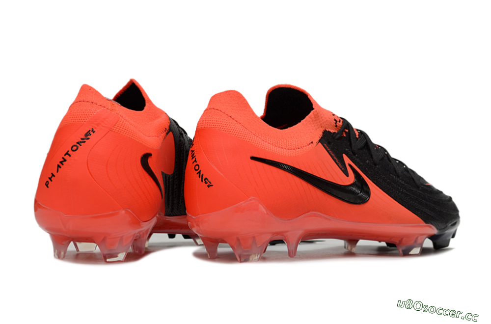 Men's Nike Phantom GX 2 Elite FG Firm Ground Low-Tops Football Boots - Red/Black 6