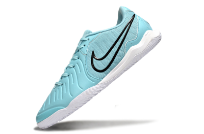 Men's Nike Tiempo Legend 10 Academy IC Indoor & Futsal Low-Tops Football Shoes - Blue/Black