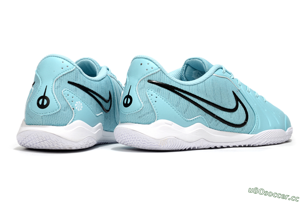 Men's Nike Tiempo Legend 10 Academy IC Indoor & Futsal Low-Tops Football Shoes - Blue/Black 6