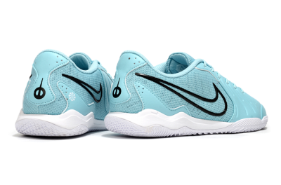 Men's Nike Tiempo Legend 10 Academy IC Indoor & Futsal Low-Tops Football Shoes - Blue/Black