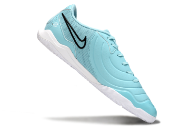 Men's Nike Tiempo Legend 10 Academy IC Indoor & Futsal Low-Tops Football Shoes - Blue/Black