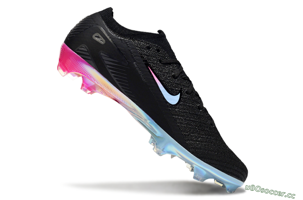 Men's Nike Air Zoom Mercurial Vapor 16 Elite FG Firm Ground Low-Tops Football Boots - Black/Jade/Pink 4
