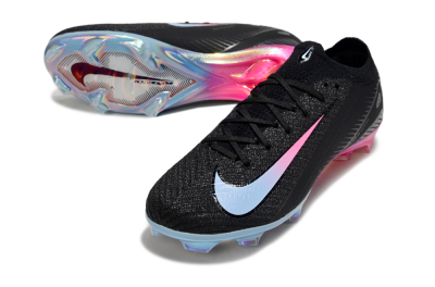 Men's Nike Air Zoom Mercurial Vapor 16 Elite FG Firm Ground Low-Tops Football Boots - Black/Jade/Pink