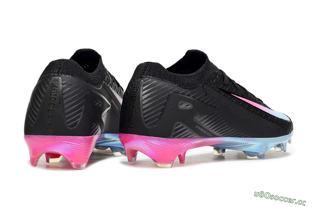 Men's Nike Air Zoom Mercurial Vapor 16 Elite FG Firm Ground Low-Tops Football Boots - Black/Jade/Pink 6