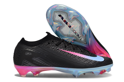 Men's Nike Air Zoom Mercurial Vapor 16 Elite FG Firm Ground Low-Tops Football Boots - Black/Jade/Pink