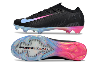 Men's Nike Air Zoom Mercurial Vapor 16 Elite FG Firm Ground Low-Tops Football Boots - Black/Jade/Pink