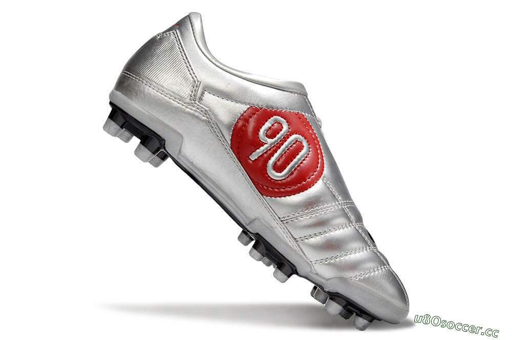 Men's Nike Total 90 III FG Firm Ground Low-Tops Football Boots - Silver/Black 4