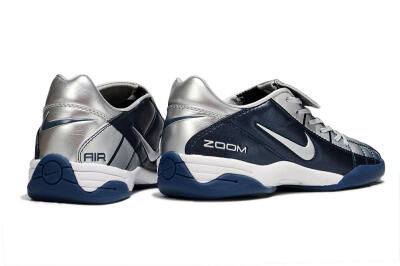 Men's Nike Air Zoom Total 90 III IC Indoor & Futsal Low-Tops Football Shoes - Blue/Silver/White