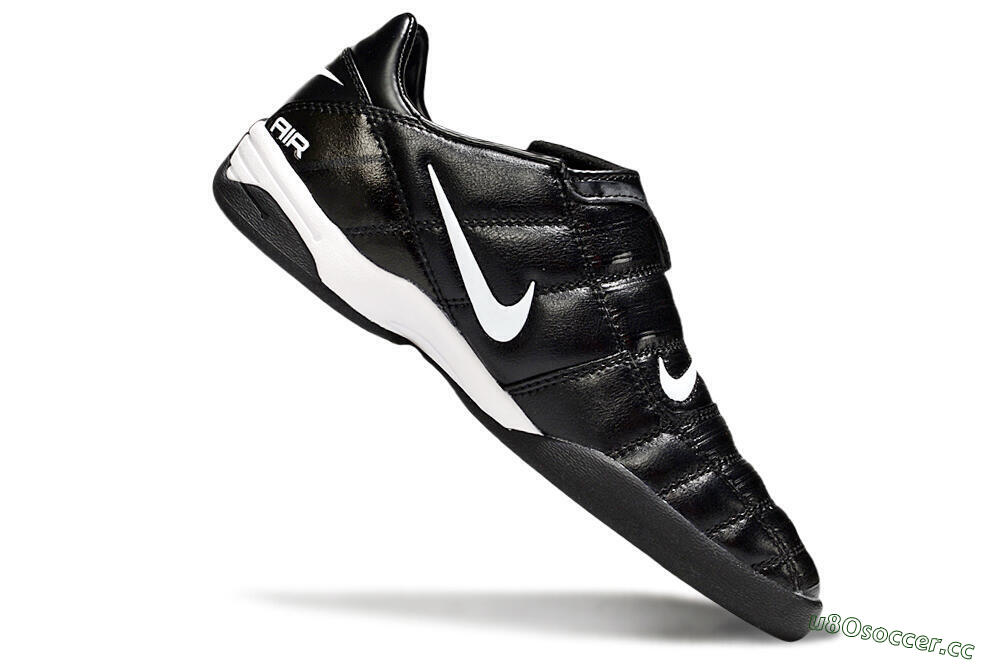Men's Nike Air Zoom Total 90 III IC Indoor & Futsal Low-Tops Football Shoes - Black/White 4