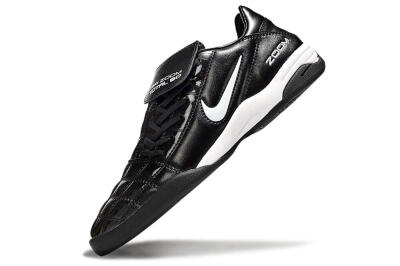 Men's Nike Air Zoom Total 90 III IC Indoor & Futsal Low-Tops Football Shoes - Black/White