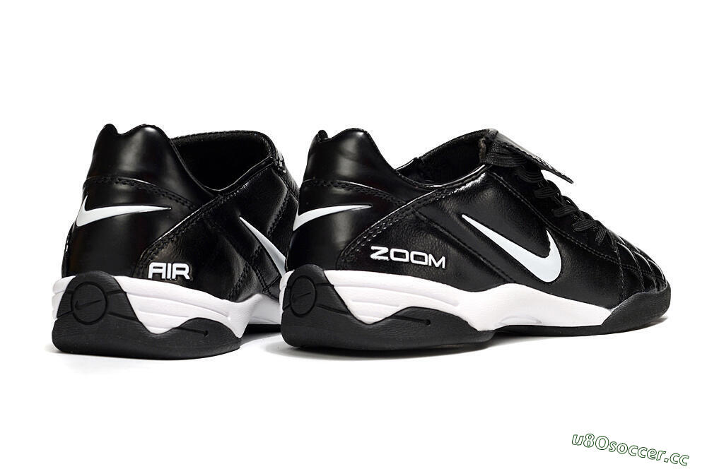 Men's Nike Air Zoom Total 90 III IC Indoor & Futsal Low-Tops Football Shoes - Black/White 6