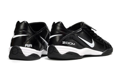 Men's Nike Air Zoom Total 90 III IC Indoor & Futsal Low-Tops Football Shoes - Black/White