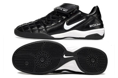 Men's Nike Air Zoom Total 90 III IC Indoor & Futsal Low-Tops Football Shoes - Black/White