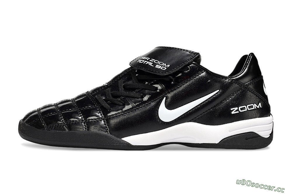 Men's Nike Air Zoom Total 90 III IC Indoor & Futsal Low-Tops Football Shoes - Black/White 0