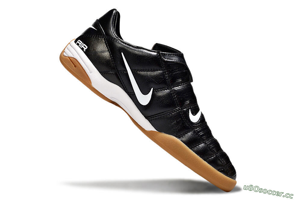 Men's Nike Air Zoom Total 90 III IC Indoor & Futsal Low-Tops Football Shoes - Black/White 4