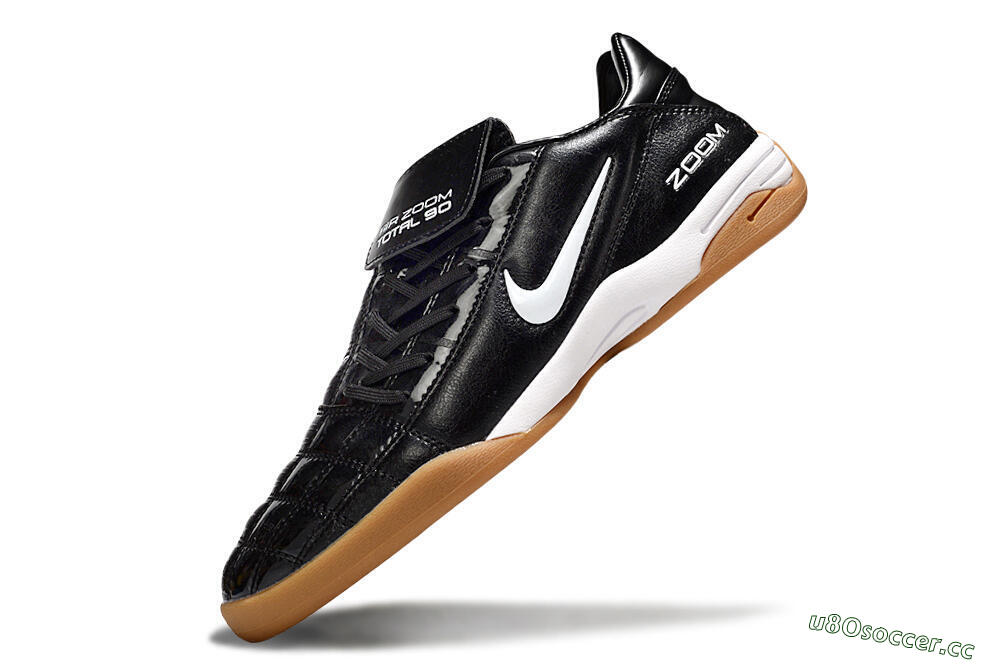 Men's Nike Air Zoom Total 90 III IC Indoor & Futsal Low-Tops Football Shoes - Black/White 5