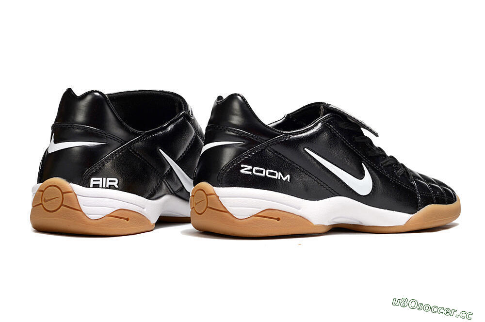 Men's Nike Air Zoom Total 90 III IC Indoor & Futsal Low-Tops Football Shoes - Black/White 6