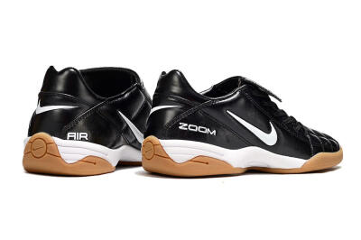 Men's Nike Air Zoom Total 90 III IC Indoor & Futsal Low-Tops Football Shoes - Black/White