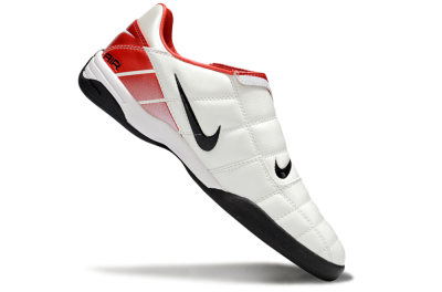 Men's Nike Air Zoom Total 90 III IC Indoor & Futsal Low-Tops Football Shoes - White/Red/Black