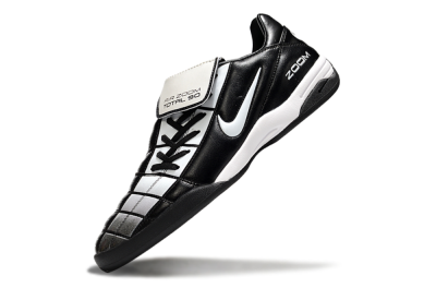 Men's Nike Air Zoom Total 90 III IC Indoor & Futsal Low-Tops Football Shoes - Black/White