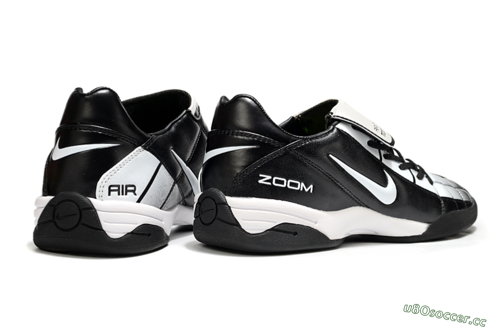 Men's Nike Air Zoom Total 90 III IC Indoor & Futsal Low-Tops Football Shoes - Black/White 6