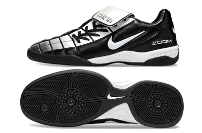 Men's Nike Air Zoom Total 90 III IC Indoor & Futsal Low-Tops Football Shoes - Black/White