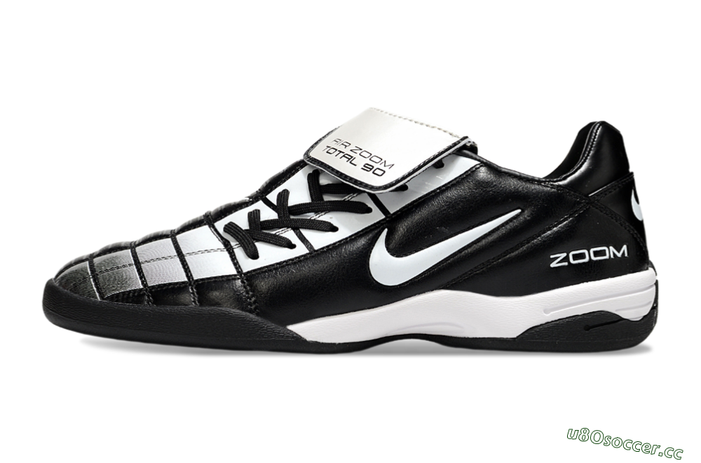 Men's Nike Air Zoom Total 90 III IC Indoor & Futsal Low-Tops Football Shoes - Black/White 0