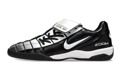 Men's Nike Air Zoom Total 90 III IC Indoor & Futsal Low-Tops Football Shoes - Black/White
