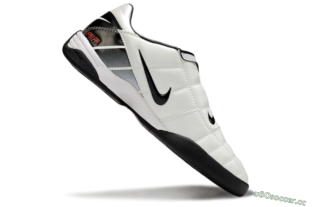 Men's Nike Air Zoom Total 90 III IC Indoor & Futsal Low-Tops Football Shoes - White/Black 4