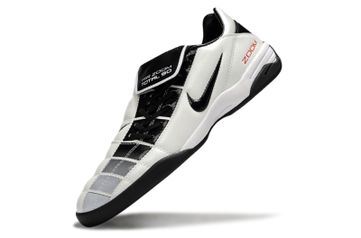 Men's Nike Air Zoom Total 90 III IC Indoor & Futsal Low-Tops Football Shoes - White/Black