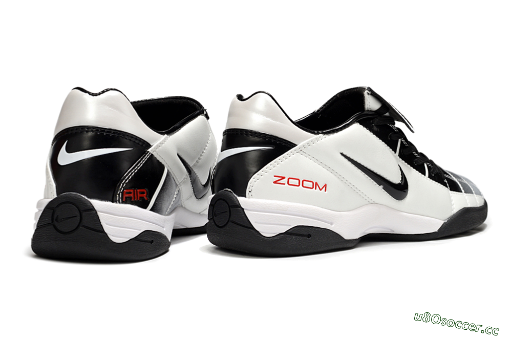 Men's Nike Air Zoom Total 90 III IC Indoor & Futsal Low-Tops Football Shoes - White/Black 6