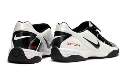 Men's Nike Air Zoom Total 90 III IC Indoor & Futsal Low-Tops Football Shoes - White/Black