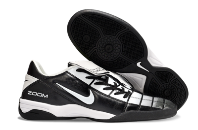 Men's Nike Air Zoom Total 90 III IC Indoor & Futsal Low-Tops Football Shoes - Black/White
